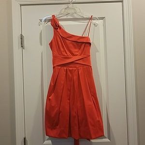 Red cocktail dress